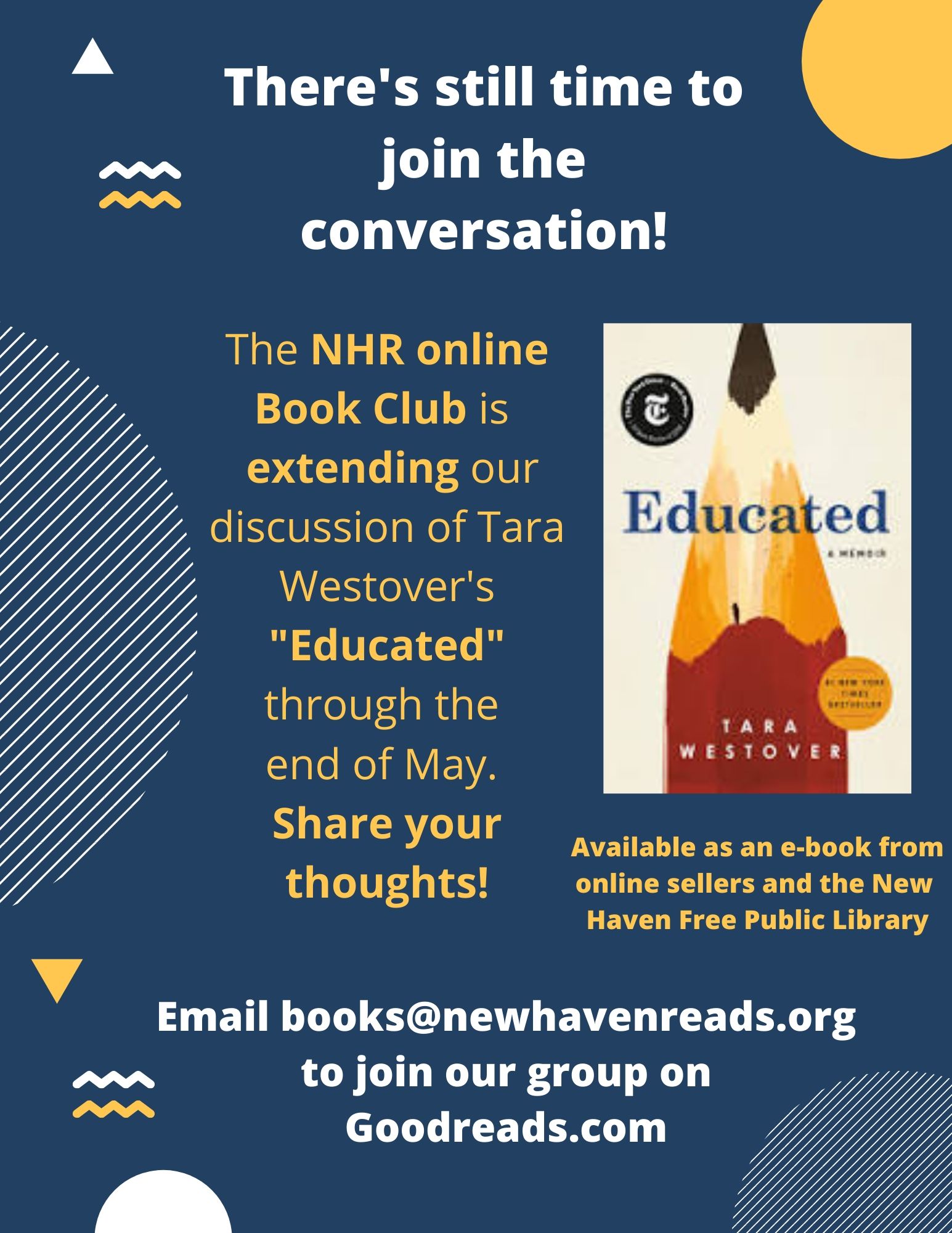 Nhr Online Book Club New Haven Reads