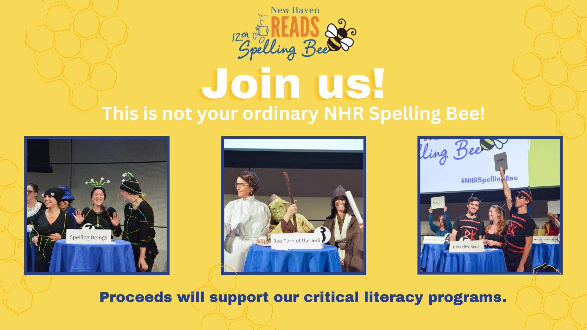 Join us for Spelling Bee 12!