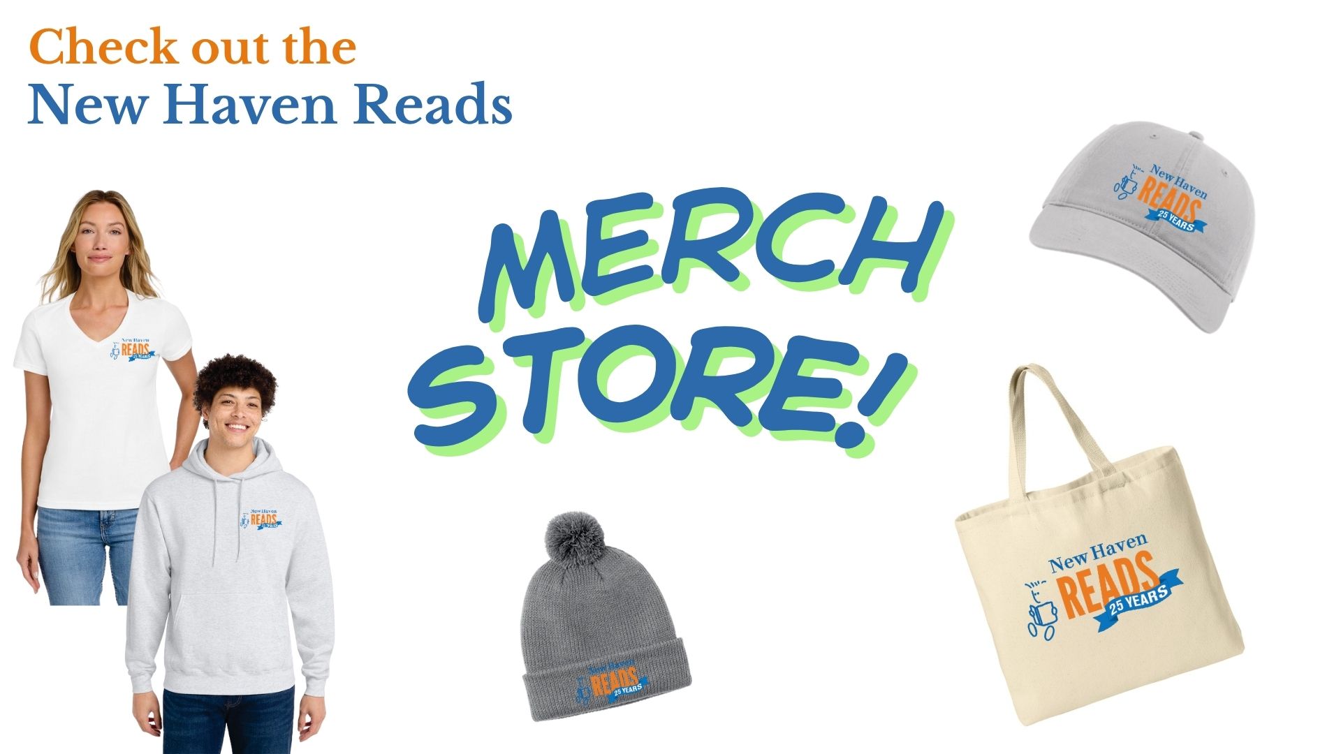 New Haven Reads Merchandise Store