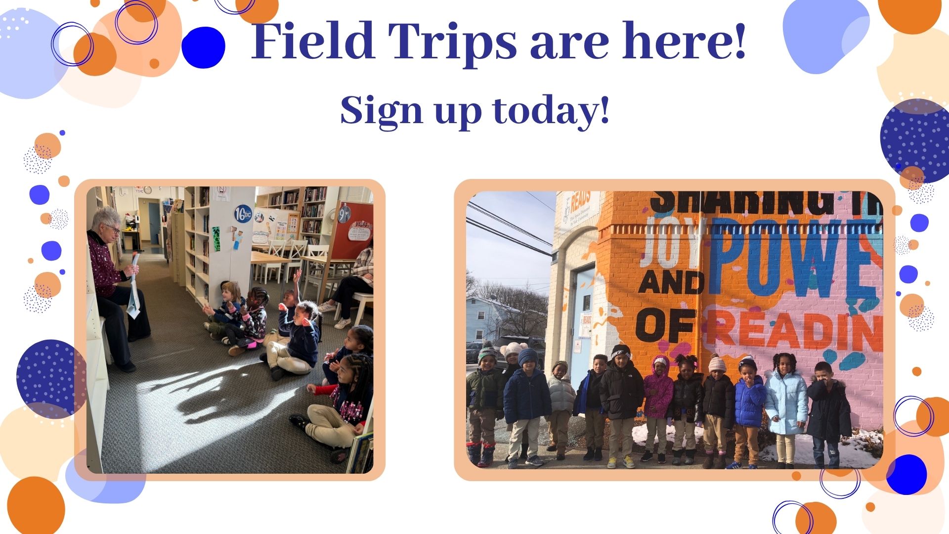 Field Trips are here!